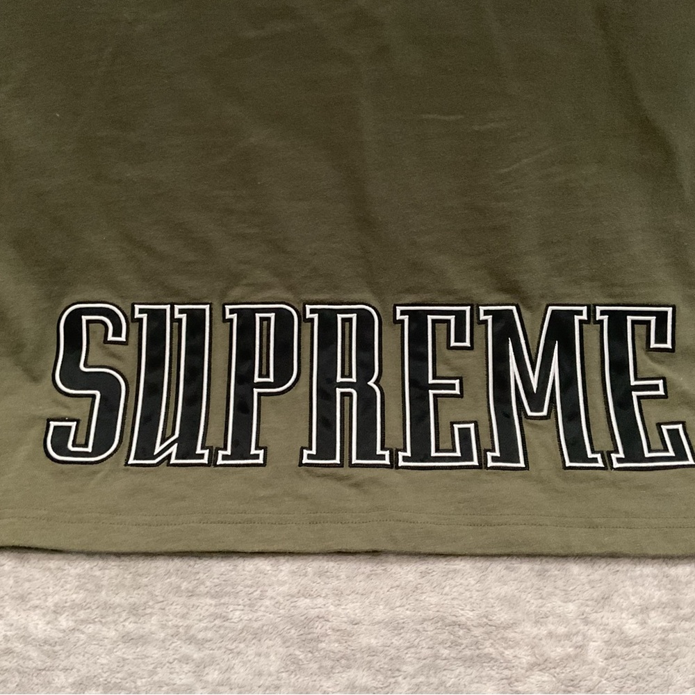 Supreme Olive Crewneck Tee